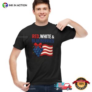 Red White And Blueberries, Charlie Kirk Freedom T-shirt Red White And Blueberries, Charlie Kirk Freedom T-shirt