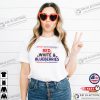 Red White And Blueberries USA Freedom T-shirt