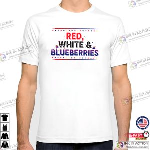 Red White And Blueberries USA Freedom T shirt 3