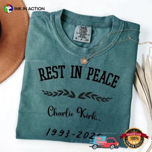 Rest in piece Charlie King Comfort Colors T shirt 2