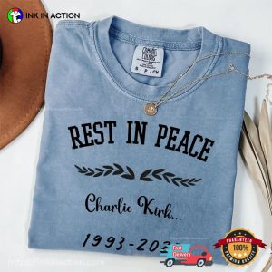 Rest in piece Charlie King Comfort Colors T shirt 3