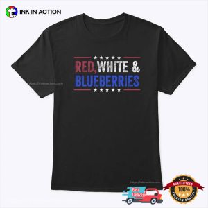 Retro Charlie Kirk Red White And Blueberries T-shirt
