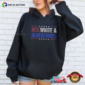 Retro Charlie Kirk Red White And Blueberries T-shirt Retro Charlie Kirk Red White And Blueberries T-shirt