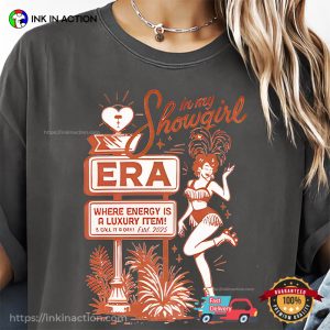 Retro In My Showgirl Era Est 2025 Comfort Colors T-shirt