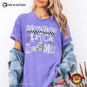 Retro Monster Truck Mama Comfort Colors Tee