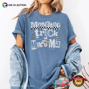 Retro Monster Truck Mama Comfort Colors Tee 2