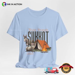 River Branch Sukkot 2025 Camping Comfort Colors T shirt 3