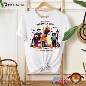 Robloxween Night Spooky Server, Roblox halloween T shirt 3