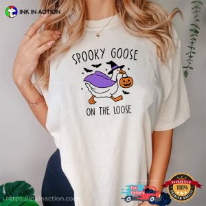 Spooky Goose On The Loose Comfort Colors T-shirt