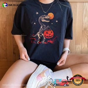 Spooky Saurus Halloween Dinosaur Comfort Colors T-shirt