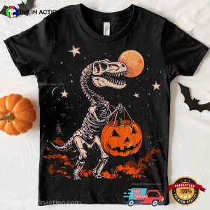 Spooky Saurus Halloween Dinosaur Comfort Colors T-shirt
