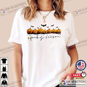 Spooky Season Pumpkin Head Comfort Colors T-shirt