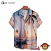 Summer Beach Sunset Art Aloha Shirt No. 6