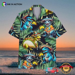 Taco Dinosaur Hawaiian Shirt Taco Dinosaur Hawaiian Shirt
