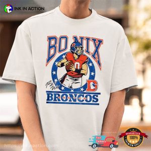 Talanoa Hufanga Bo Nix Broncos Football Retro T shirt 2