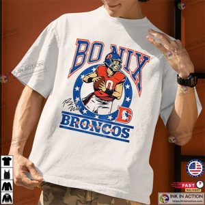 Talanoa Hufanga Bo Nix Broncos Football Retro T-shirt