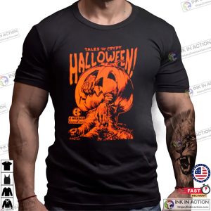 Tales From The Crypt Creepy Pumpkin Halloween Shirt