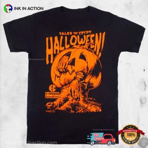 Tales from the Crypt Creepy Pumpkin Halloween Shirt 3