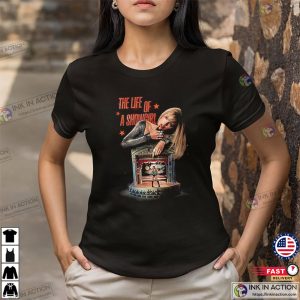 Taylor Swift The Life Of A Showgirl Album Portrait T-shirt