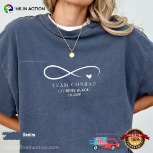 Team Conrad Cousins Beach 2009 Comfort Colors T shirt 2