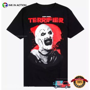 Terrifier Art The Malicious Clown Graphic T shirt 3