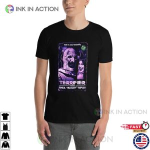 Terrifier X Rhea Bloody Ripley Horror Battle T-shirt