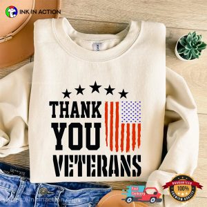 Thank You Veterans, honor Veterans Day T shirt 2