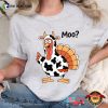 Thanksgiving Turkey Dairy Cow Funny T-shirt