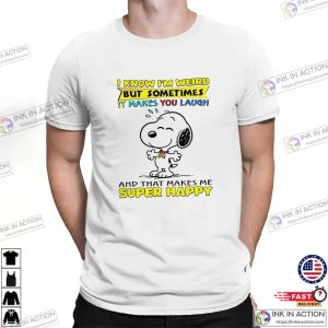 That Make Me Super Happy Snoopy Dog T-shirt