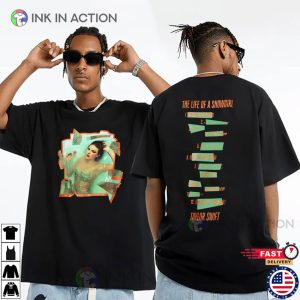 The Life Of A Showgirl Tracklist 2-sided Fan T-shirt