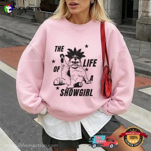 The Life Of A Showgirl Glamour Cat Funny T-shirt