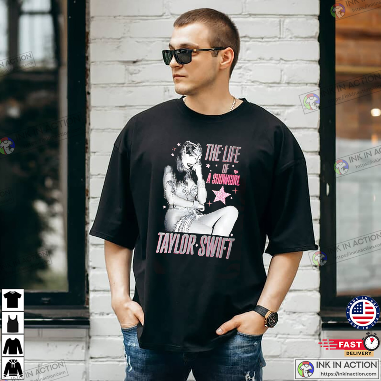 The Life Of Showgirl Taylor Poster Shirt The Life Of Showgirl Taylor Poster Shirt