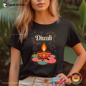 Traditional Diya Lamp, Diwali Festival Of Lights T-shirt