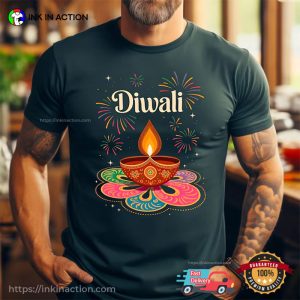Traditional Diya Lamp, Diwali Festival Of Lights T-shirt