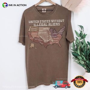US without Illegal Aliens Native American Day Comfort Colors Tee 2