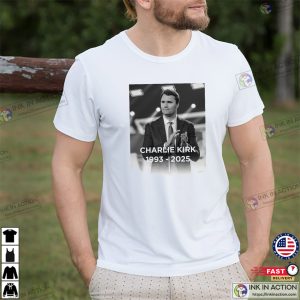 forever in our hearts Charlie Kirk T shirt 2