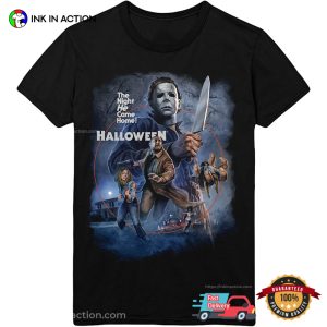 michael myers Killer Halloween Movie Graphic tee 3