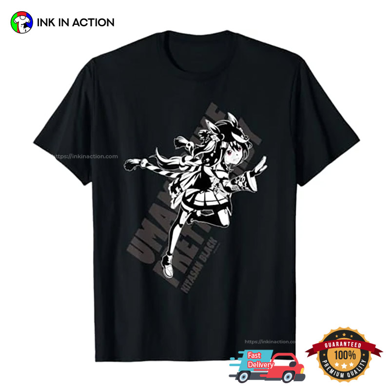 Umamusume Pretty Derby Kitasan Black T-shirt Umamusume Pretty Derby Kitasan Black T-shirt