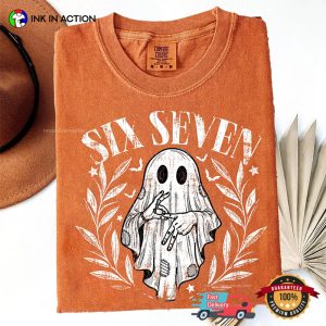 6 7 halloween Magical Ghost Comfort Colors Shirt 2