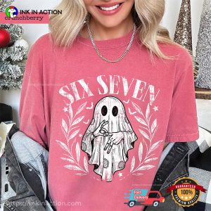 6 7 Halloween Magical Ghost Comfort Colors Shirt