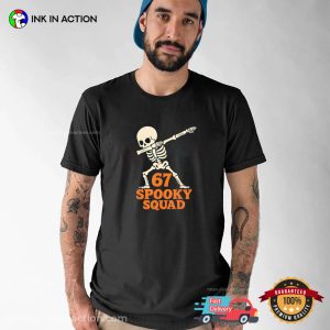 67 Spooky Squad Skeleton Halloween T shirt 3
