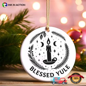 Blessed Yule, Winter Solstice Celebration​ Ornament