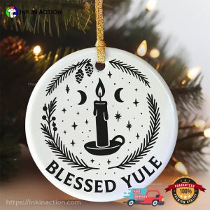 Blessed Yule, Winter Solstice Celebration​ Ornament