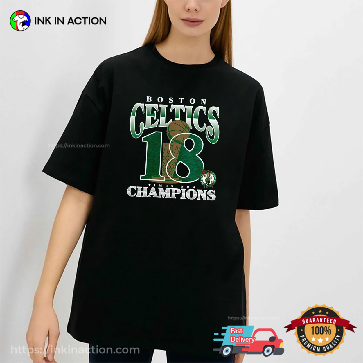 Boston Celtics 18 Times NBA Finals Champions T-shirt
