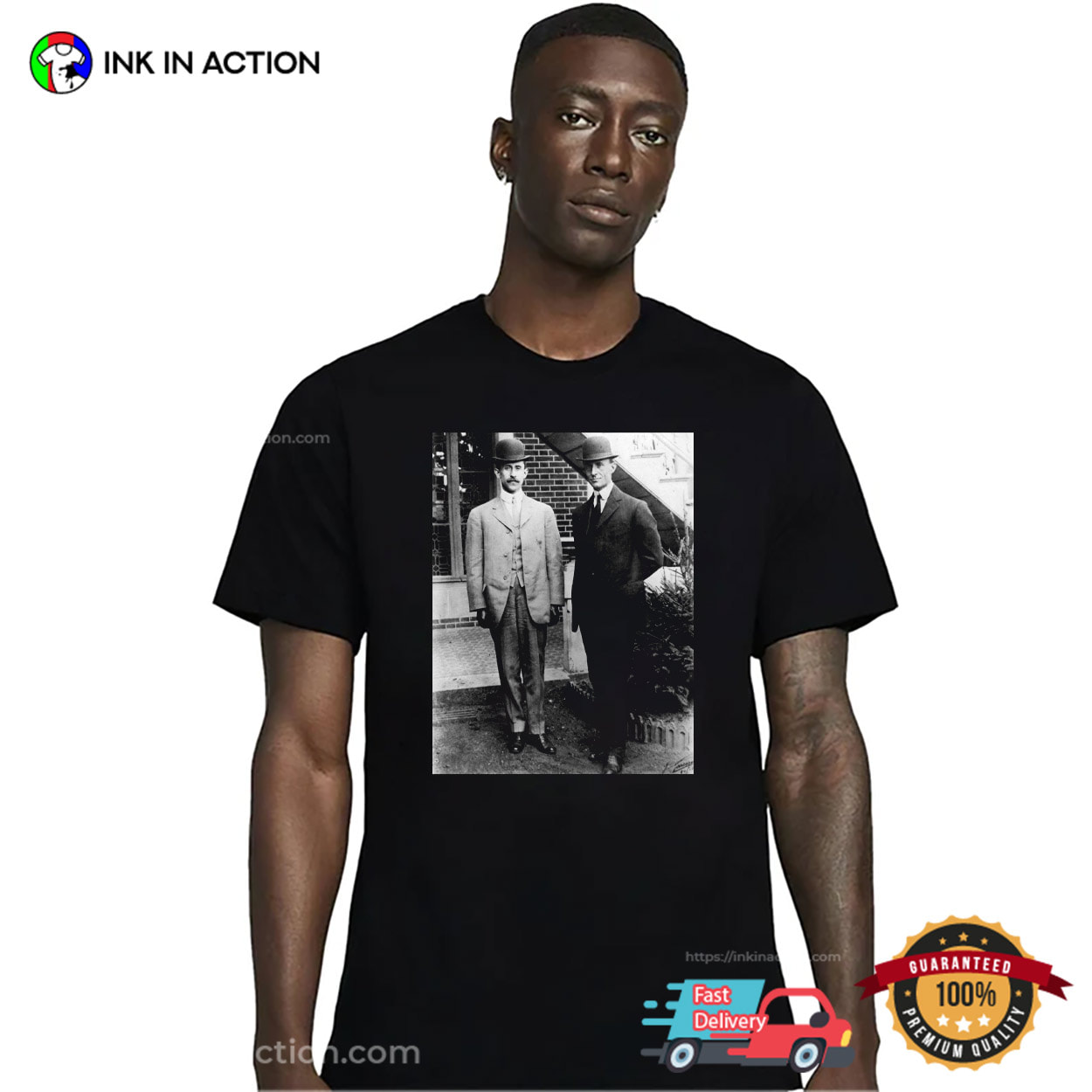 Brothers Orville Wright And Wilbur Photo Shirt Brothers Orville Wright And Wilbur Photo Shirt