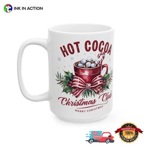 Christmas Club Hot Cocoa Holiday Mug 3
