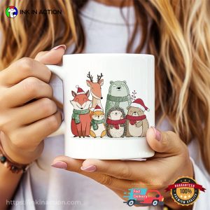 Christmas Forest Animals Coffee Cup 2