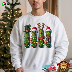 Christmas Pickle Jars Funny Pickle Lover T-shirt