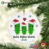 Custom Adorable Christmas Pickle Family Ornament