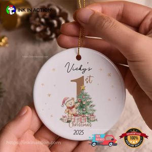 Custom Baby’s First Christmas Ornament